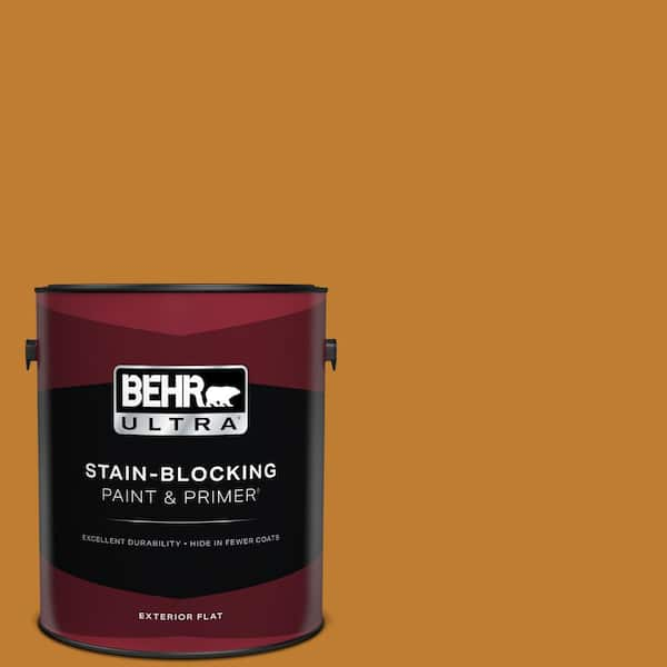 BEHR ULTRA 1 gal. #S-H-310 Autumn Fest Flat Exterior Paint & Primer