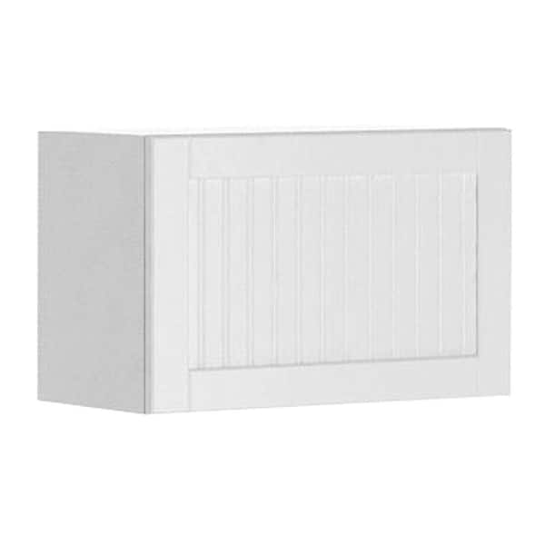 Eurostyle Ready to Assemble 24x15x12.5 in. Odessa Wall Bridge Cabinet in White Melamine and Door in White