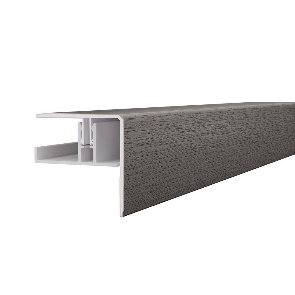 Alusions 1.81 in. x 2 in. x 8 ft. Argentinian Silver Gray Composite Aluminum F Trim Kit for .5 in. Board price history on PriceWatchPro