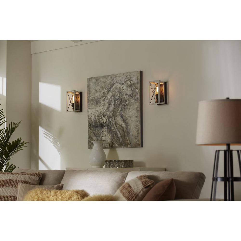 Black Bronze Dimmable Direct Wired Electric Sconce