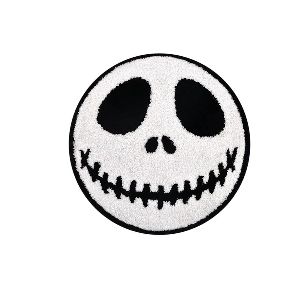 24 in. x 24 in. Round Jack Halloween Bathroom Shower Floor Mat, Non-Slip Cute Creepy Nightmare Bath Rug price history on PriceWatchPro