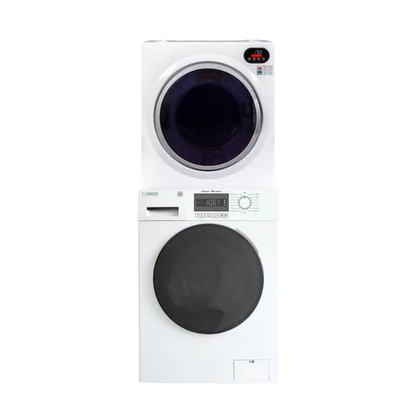 1.57 cu. ft. Compact Stackable Laundry Center EW 822+ Dryer ED 848 2.6 cu. ft. 110V in White