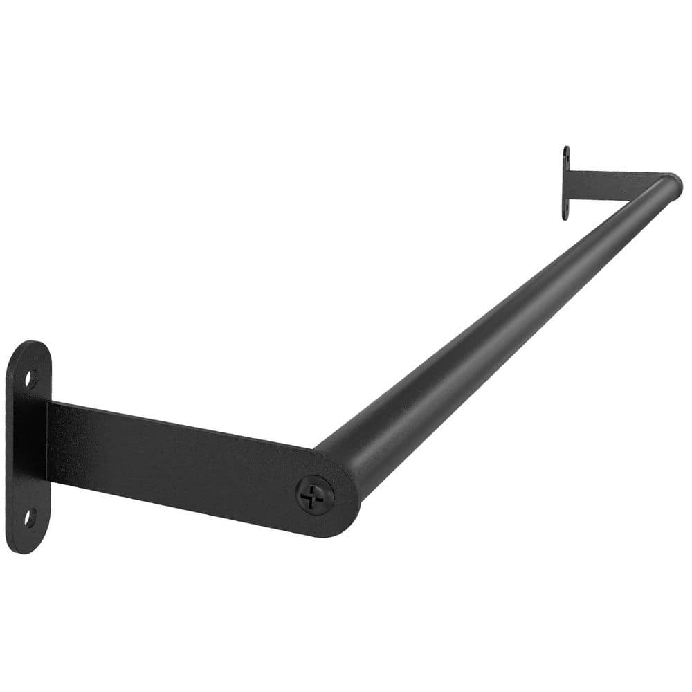 24 Inch Black Stainless Steel Wall Mounted Towel Bar for Bathroom price history on PriceWatchPro