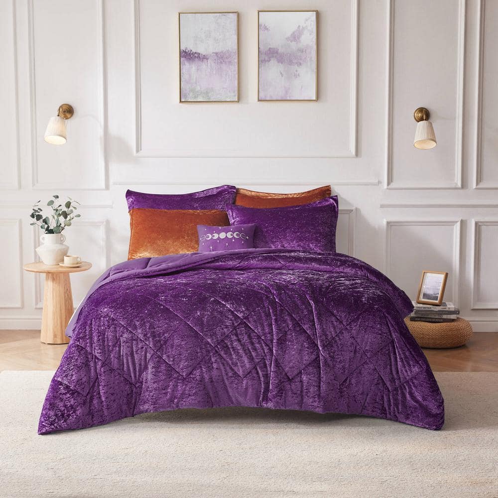 (SPECIAL BUNDLE) Intelligent Design Isabel Velvet Comforter outlet Set + tye die hoodie