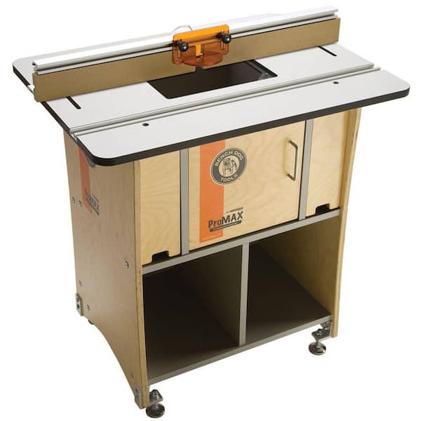 Bench Dog ProTop 24 in. x 32 in. Phenolic Router Table with Baltic Birch Cabinet and 32 in. Fence System