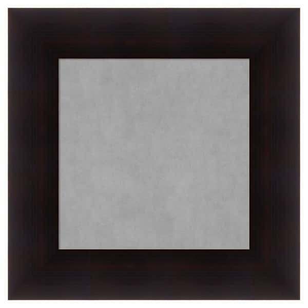 Amanti Art Portico Espresso 18 in. x 18 in. Framed Magnetic Board