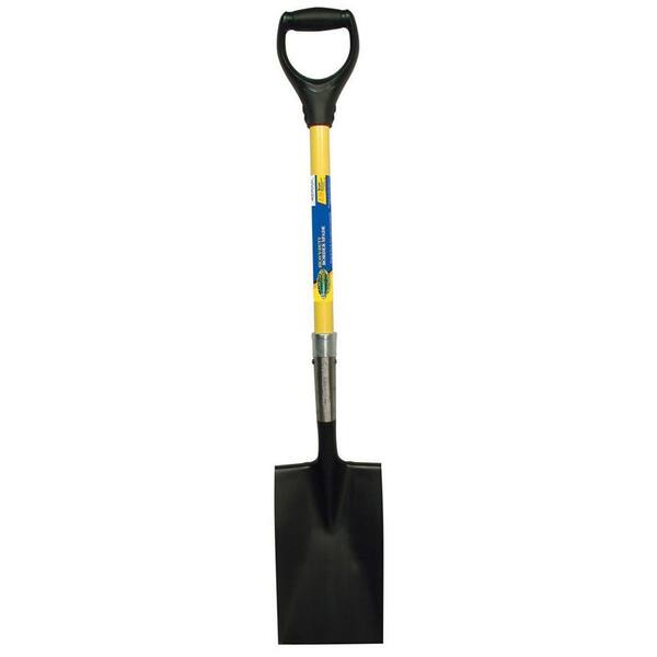 Unbranded Ergo D-Grip Garden Spade with Fiberglass Handle