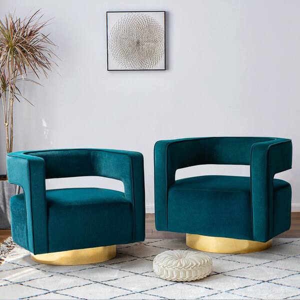 comfy teal chair