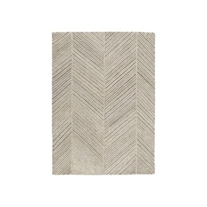 Modern Brown and Gray 10 ft. x 7 ft. Area Rug