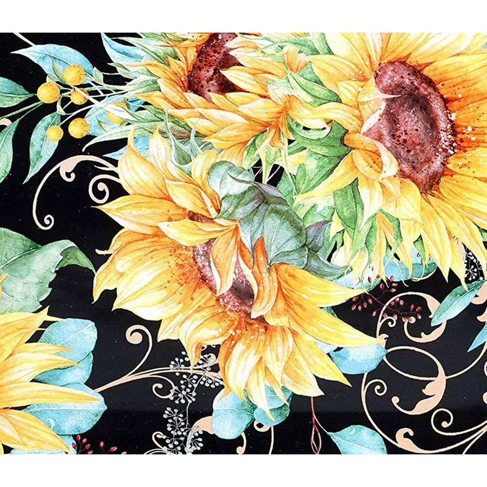 Sunflower Fields Rectangular Ceramic Serving Platter