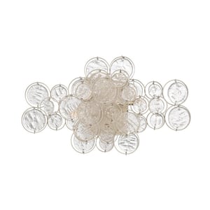 Trento 2-Light Champagne Silver Wall Sconce
