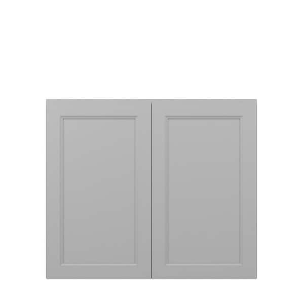 Kunal Kitchens Rockingham Recessed 42 in. W x 36 in. H x 12 in. D in Painted Stratus Plywood Assembled Wall Cabinet
