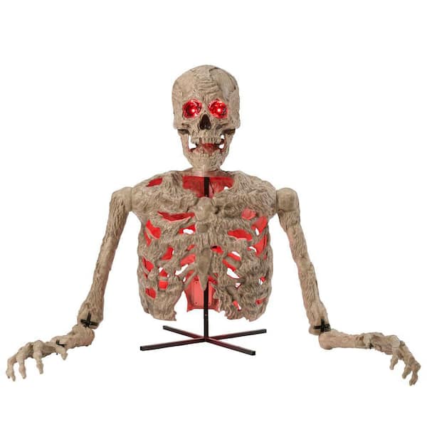 4.5 FT Grave & Bones Color Changing LED Groundbreaker