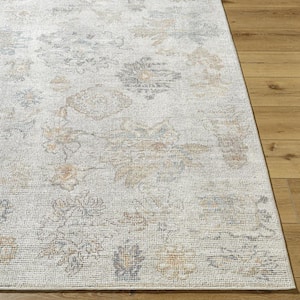 Olympic Light Gray Traditional 9 ft. x 12 ft. Indoor Area Rug