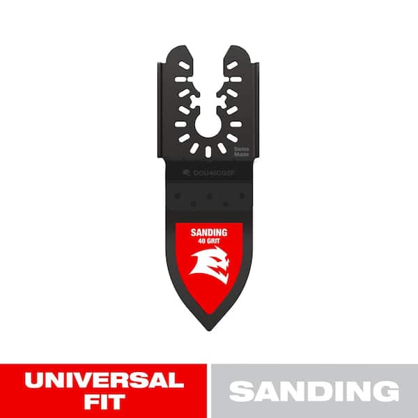 1-1/4 in. 40-Grit Universal Fit Carbide Grit Oscillating Detail Sanding Plate