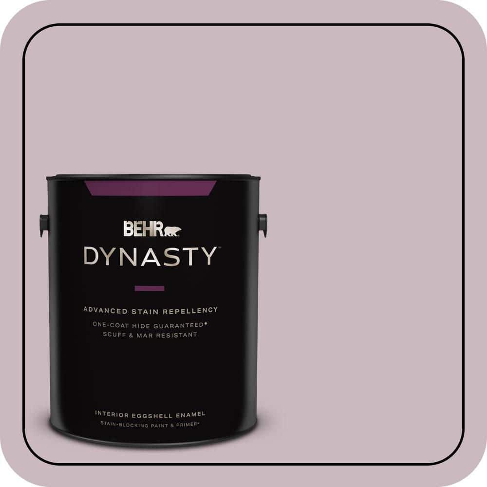 1 gal. #690E-3 Iris Pink Eggshell Enamel Interior Stain-Blocking Paint & Primer price history on PriceWatchPro
