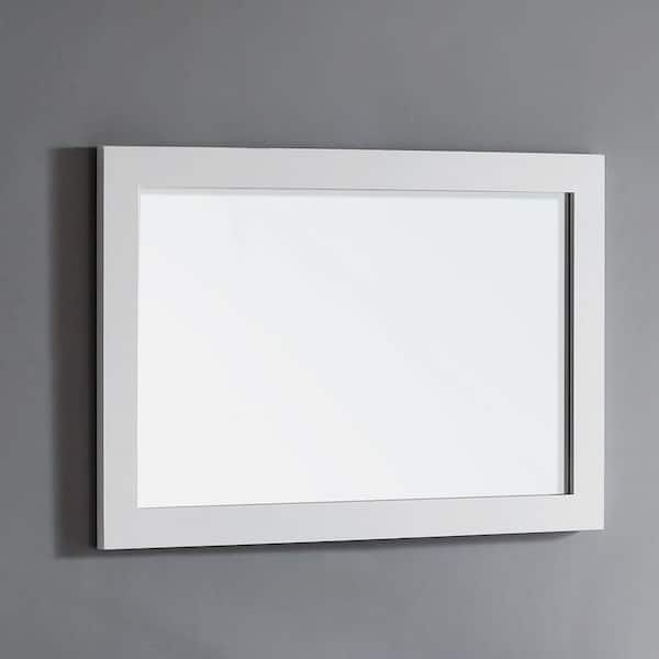 MirrorChic American Barn 24 in. x 42 in. DIY Mirror Frame Kit in White  Mirror Not Included E2766-1605-01 - The Home Depot