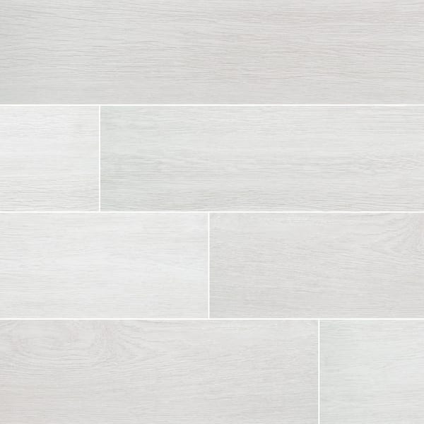 Msi Woodcrest Blanco 6 In X 36, 36 X 36 Porcelain Tile