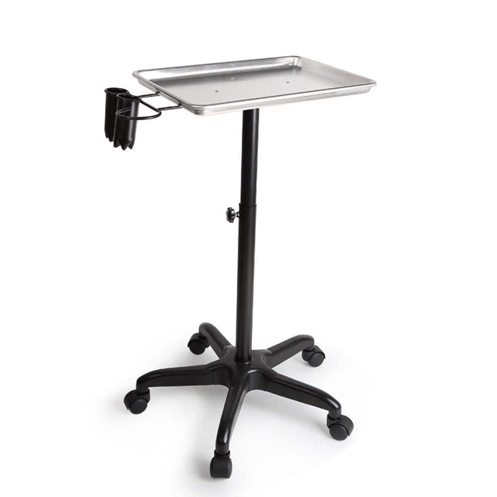 Saloniture Rolling Salon Aluminum Instrument Tray - Portable Hair Stylist  Trolley With Accessory Caddy And Mat : Target