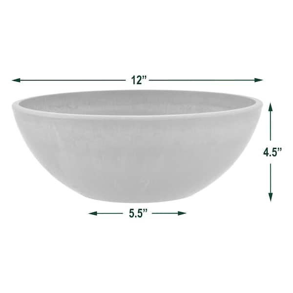 Premium Heavy Weight Plastic Clear Serving Bowl – 80oz - 10 x 4