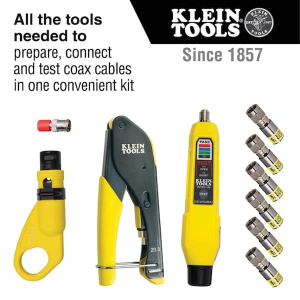 Coax Cable Installation & Test Tool Set