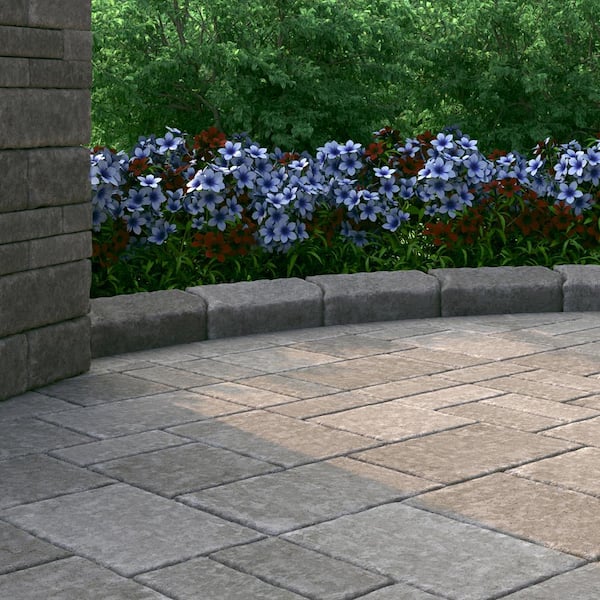 RumbleStone Trap 3.5 in. x 10.25 in. x 7 in. Greystone Concrete Garden Wall Block (120 Pcs. / 29.9 sq. ft. / Pallet)