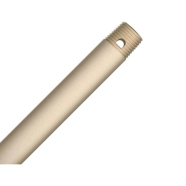 Casablanca 12 in. Metallic Sunsand Extension Downrod for 10 ft. ceilings