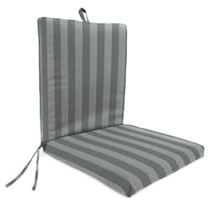44 in. L x 21 in. W x 3.5 in. T Outdoor Chair Cushion in Conway Smoke