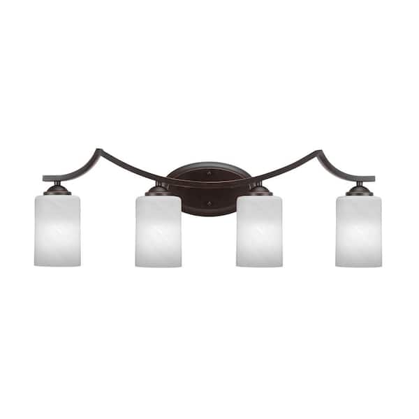 Unbranded Cleveland 7 in. 1-Light Dark Granite Vanity Light