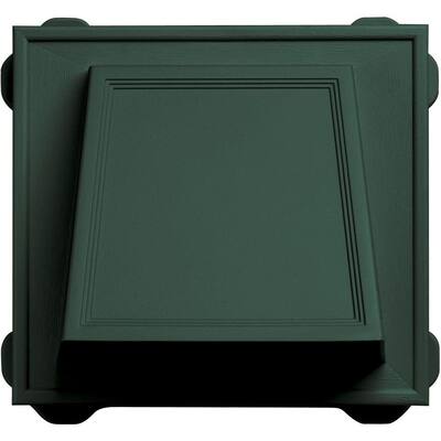6 in. Hooded Siding Vent #028-Forest Green