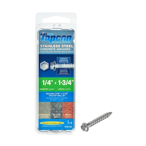 Home depot deals tapcon drill bit