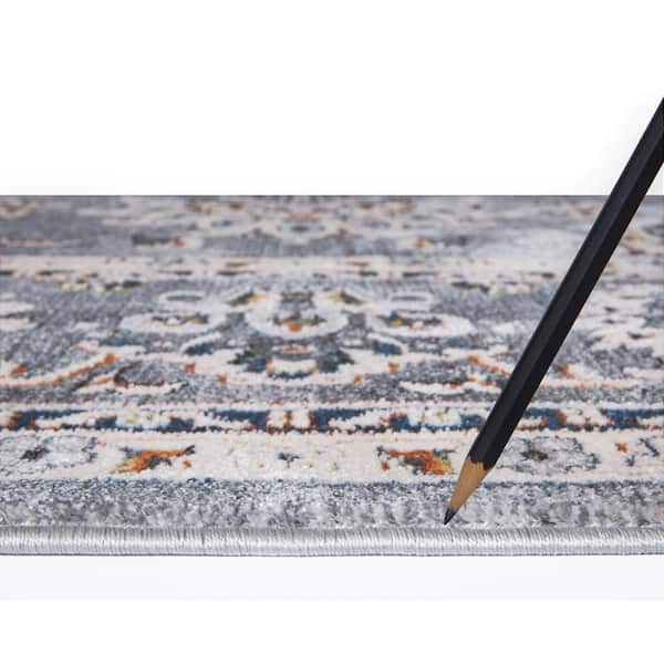 Carlisle Gray 6 ft 7 in x 8 ft 2 in Area Rug