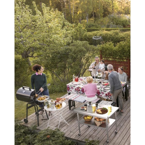 36"L x 24"W x 34"H Stainless Steel Work Table-NSF Certified, Heavy-Duty Kitchen Prep Table for Home, Restaurant, Silver