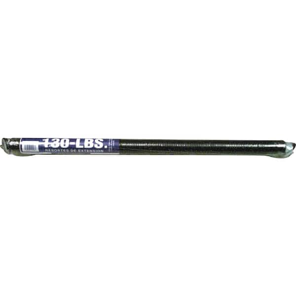 130 lb., Black Tip, Sectional Garage Door Extension Spring with Safety Cable