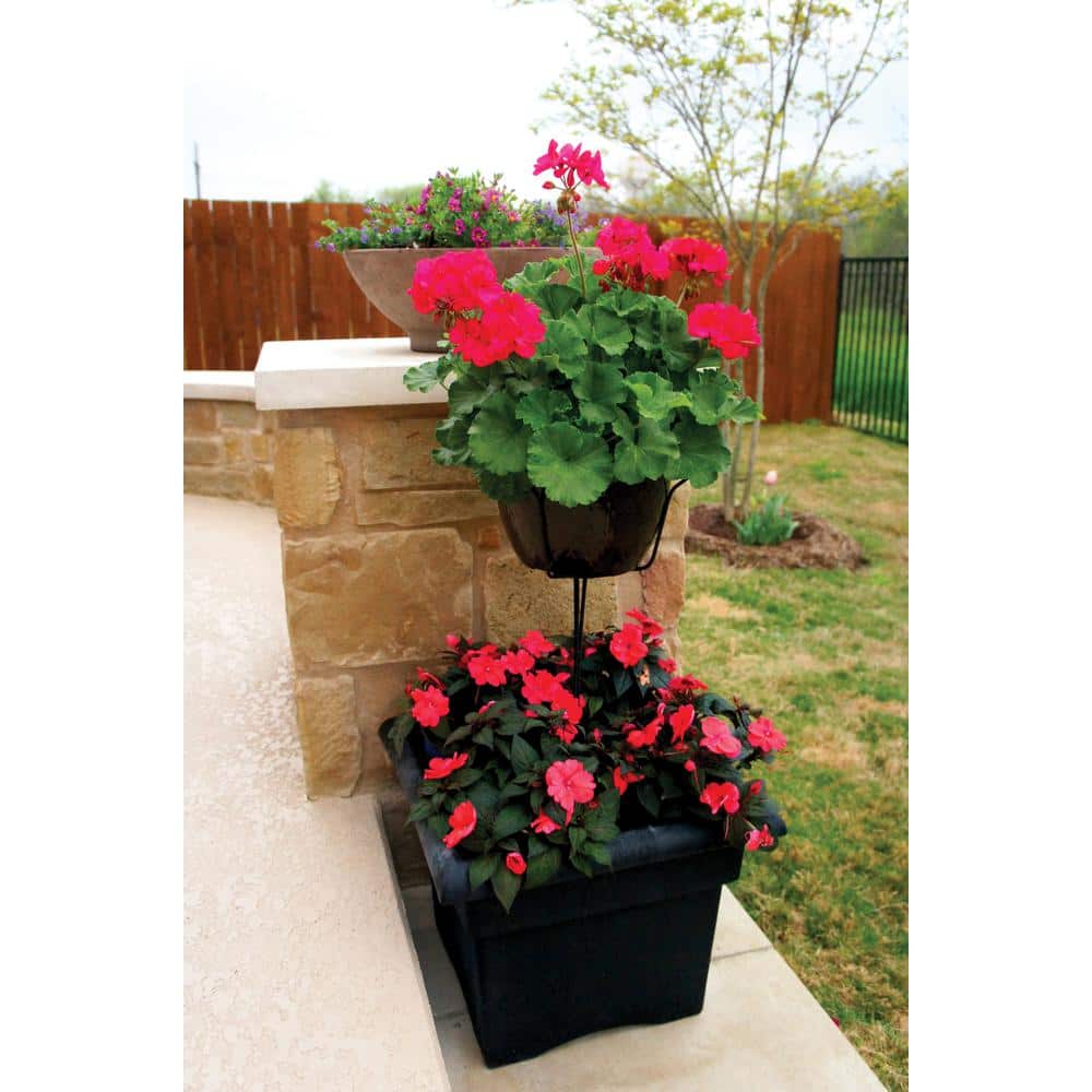 Black Metal Novelty Plant Stand Set of 2