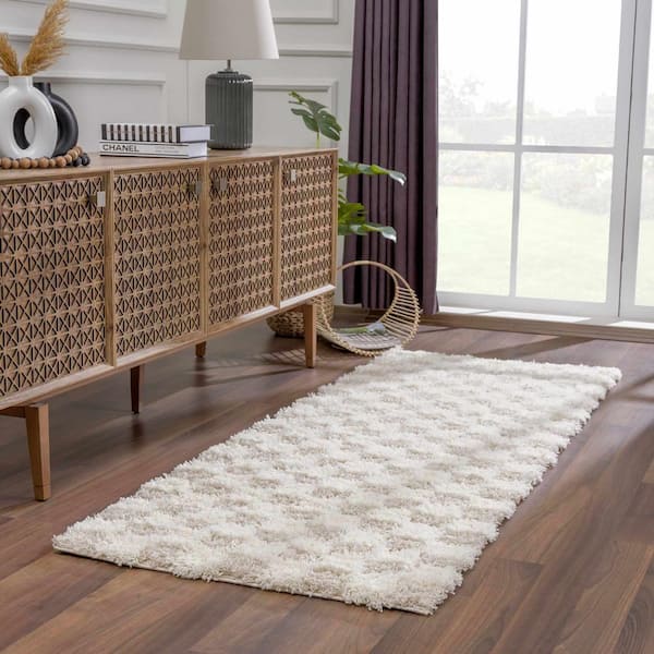 Atira 3 ft. X 7 ft. Cream/Light Beige Area Rug
