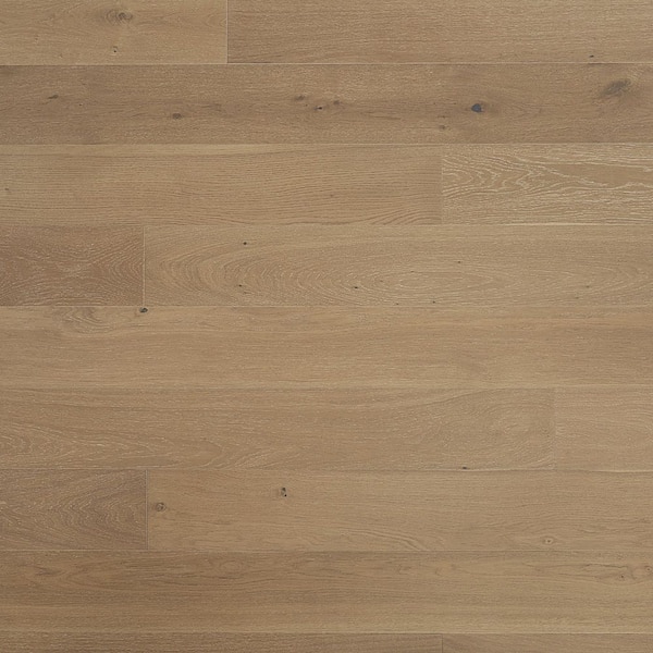 ASPEN FLOORING Eclipse XL Euro Oak 1/2 in. T x 7.5 in. W Tongue and Groove Wire Brushed Engineered Hardwood Flooring (31.09 sqft/case)