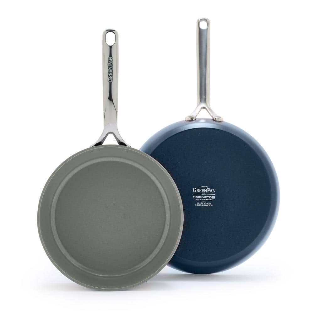 GreenPan GP5 2-Piece Aluminum Hard-Anodized Healthy Ceramic