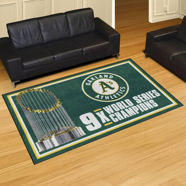 FANMATS MLB Oakland Athletics Green 2 ft. x 3 ft. Area Rug 18478 - The Home  Depot