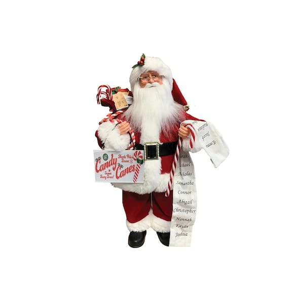 Santa's Workshop 15 in. Candy Cane Claus