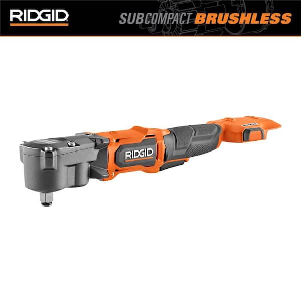 RIDGID 18V SubCompact Brushless 1/2 in. Right Angle Impact Wrench (Tool Only)