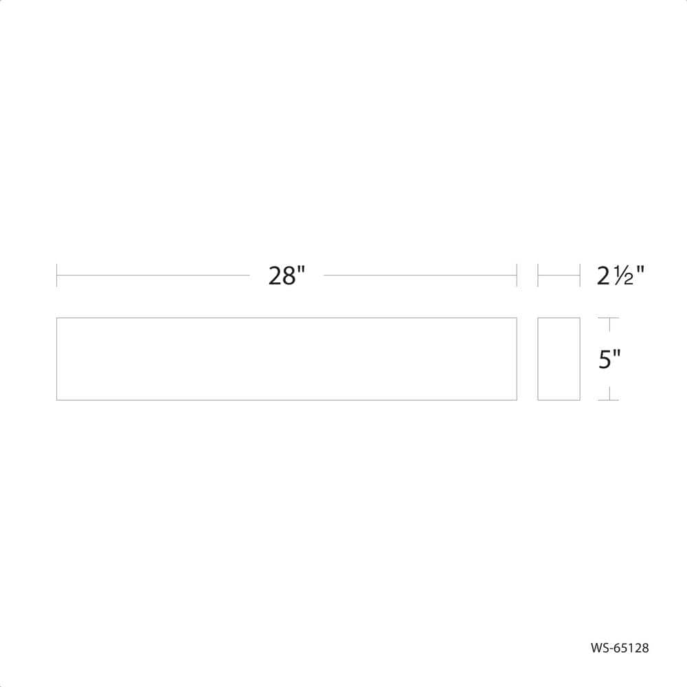 Museo White Faux Alabaster LED Bath Bar