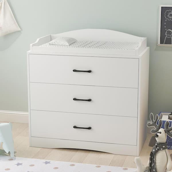 FUFU&GAGA Blue 6-Drawer Double Kid Dresser Nursery Dresser Storage