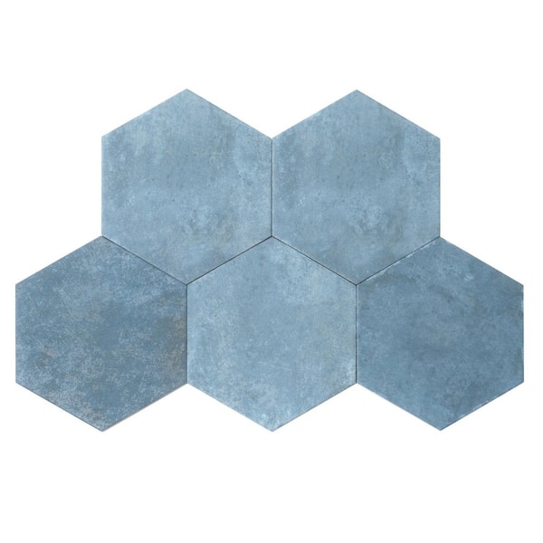 Apollo Tile Zenith 9 in. x 11 in. Matte Slate Blue Porcelain
