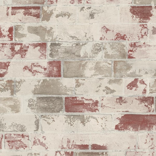 Patton Brick Vinyl Strippable Roll (Covers 55 sq. ft.)