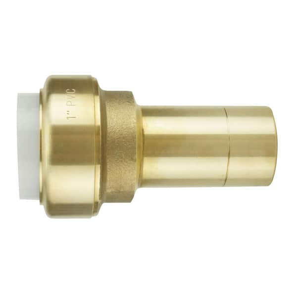 Tectite 1 in. IPS Brass Push-to-Connect x 1 in. CTS Street Transition Adapter