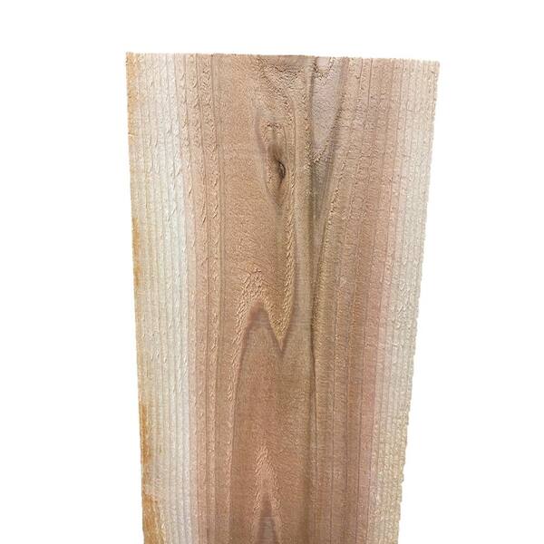 19/32 in. x 51/2 in. x 8 ft. Cedar KilnDried Flat Top Fence Picket