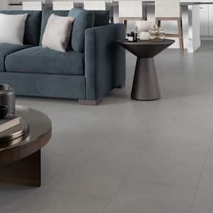 BB Concrete Silver 14.65 in. x 29.41 in. Matte Concrete Look Porcelain Floor and Wall Tile (11.964 sq. ft./Case)