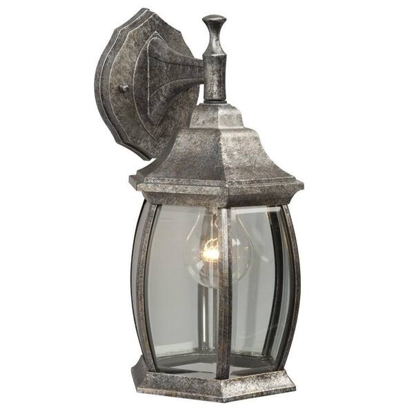 Filament Design Negron 1-Light Outdoor Antique Silver Wall Lantern