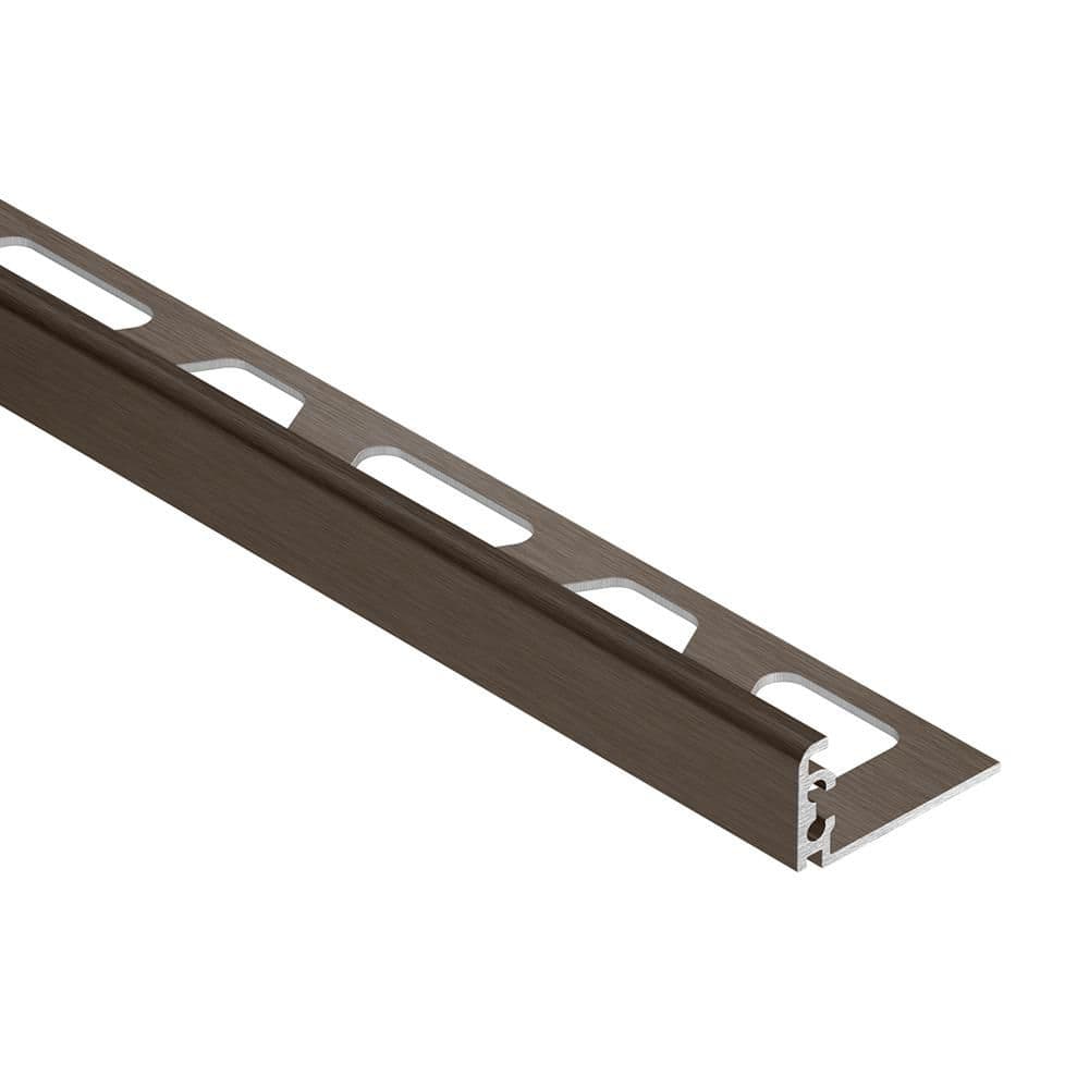 Jolly Brushed Antique Bronze Anodized Aluminum. 5 in. x 98.5 in. Metal L-Angle Tile Edge Trim price history on PriceWatchPro